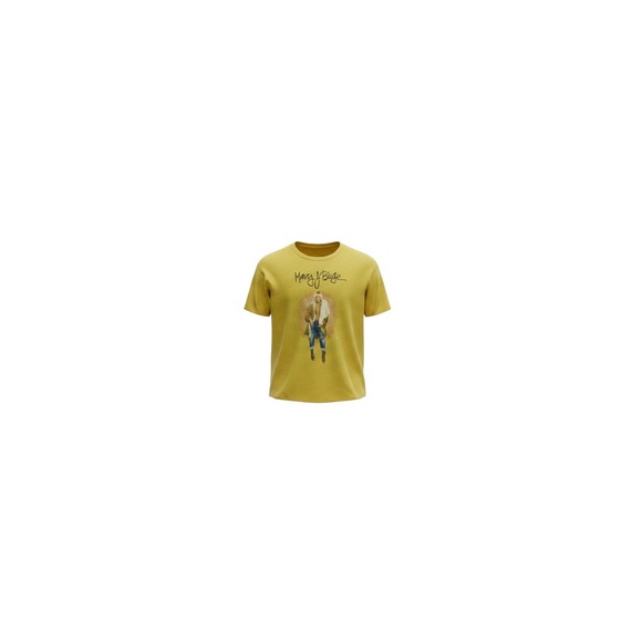 Mary J. Blige Tops - Mary J. Blige T-Shirt Womens Large Yellow Graphic Short Sleeve Concert Tee 2018
